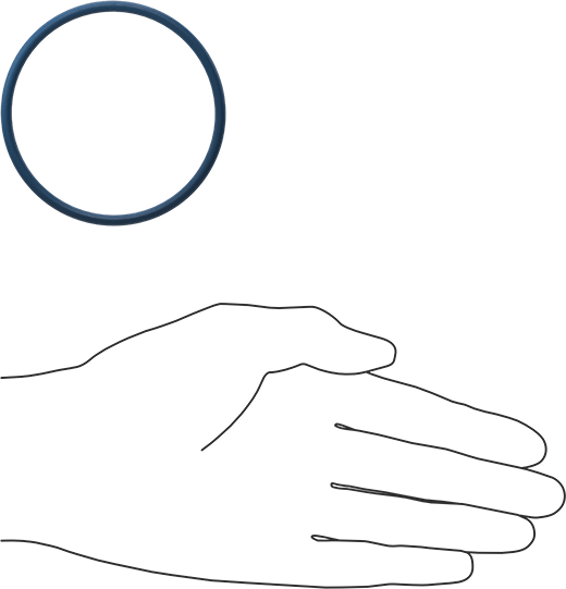 Düşük Sıcaklık Mil. Spec. Florosilikon O-Ring, Kimyasala Dayanıklı, 1/8 Kesirli Genişlik, Dash Numarası 231