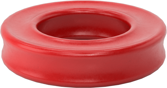 X Profilli Yüksek Sıcaklık Silikon O-Ring, 1/16 Kesirli Genişlik, Dash Numarası 008