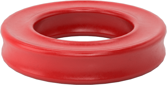 X Profilli Yüksek Sıcaklık Silikon O-Ring, 1/16 Kesirli Genişlik, Dash Numarası 009