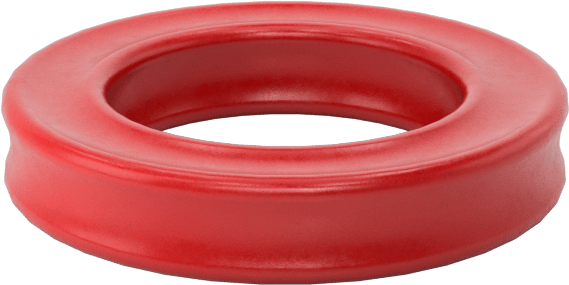 X Profilli Yüksek Sıcaklık Silikon O-Ring, 1/16 Kesirli Genişlik, Dash Numarası 010