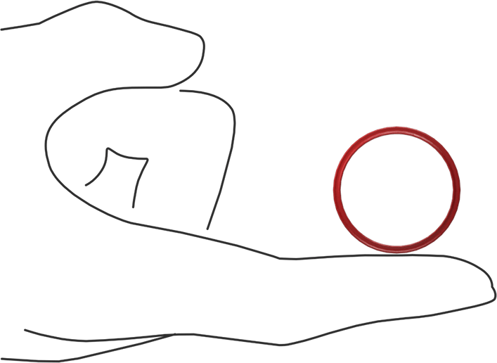 X Profilli Yüksek Sıcaklık Silikon O-Ring, 1/16 Kesirli Genişlik, Dash Numarası 023