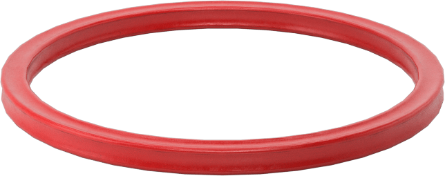 X Profilli Yüksek Sıcaklık Silikon O-Ring, 1/16 Kesirli Genişlik, Dash Numarası 023