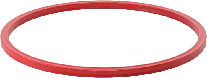 X Profilli Yüksek Sıcaklık Silikon O-Ring, 1/16 Kesirli Genişlik, Dash Numarası 031