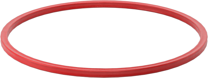 X Profilli Yüksek Sıcaklık Silikon O-Ring, 1/16 Kesirli Genişlik, Dash Numarası 033