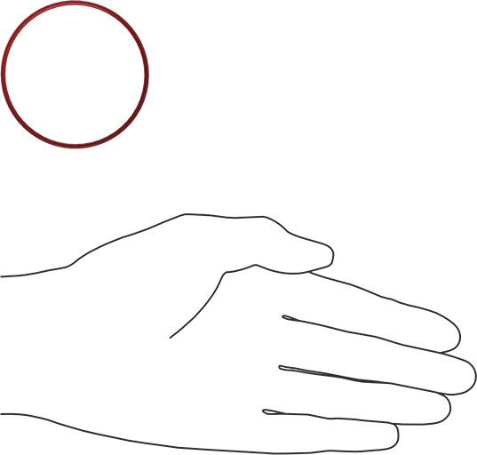 X Profilli Yüksek Sıcaklık Silikon O-Ring, 1/16 Kesirli Genişlik, Dash Numarası 034