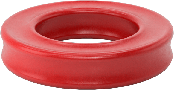 X Profilli Yüksek Sıcaklık Silikon O-Ring, 3/32 Kesirli Genişlik, Dash Numarası 109