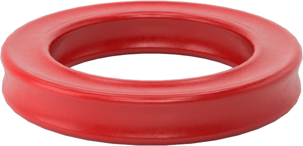 X Profilli Yüksek Sıcaklık Silikon O-Ring, 3/32 Kesirli Genişlik, Dash Numarası 111