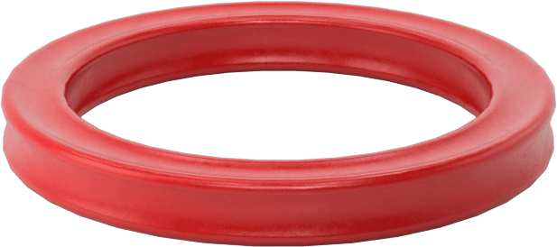 X Profilli Yüksek Sıcaklık Silikon O-Ring, 3/32 Kesirli Genişlik, Dash Numarası 115