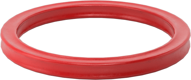 X Profilli Yüksek Sıcaklık Silikon O-Ring, 3/32 Kesirli Genişlik, Dash Numarası 120