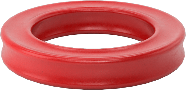 X Profilli Yüksek Sıcaklık Silikon O-Ring, 1/8 Kesirli Genişlik, Dash Numarası 207