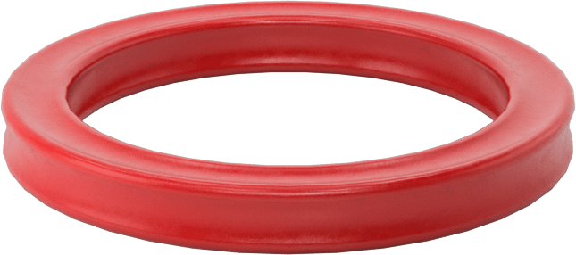 X Profilli Yüksek Sıcaklık Silikon O-Ring, 1/8 Kesirli Genişlik, Dash Numarası 213