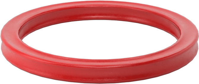 X Profilli Yüksek Sıcaklık Silikon O-Ring, 1/8 Kesirli Genişlik, Dash Numarası 218