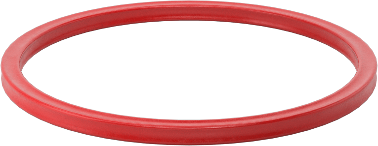 X Profilli Yüksek Sıcaklık Silikon O-Ring, 1/8 Kesirli Genişlik, Dash Numarası 230