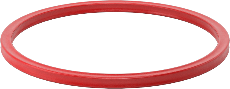 X Profilli Yüksek Sıcaklık Silikon O-Ring, 1/8 Kesirli Genişlik, Dash Numarası 231