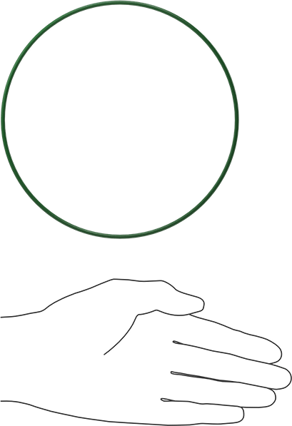 Hava Koşullarına ve Yağa Dayanıklı HNBR O-Rings, 3/32 Kesirli Genişlik, Dash Numarası 162