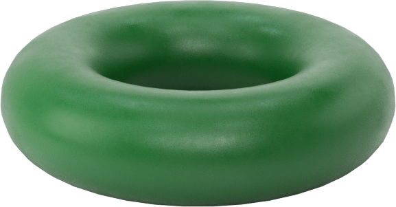 Hava Koşullarına ve Yağa Dayanıklı HNBR O-Rings, 1/8 Kesirli Genişlik, Dash Numarası 202