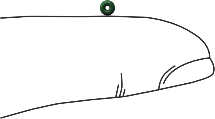 Hava Koşullarına ve Yağa Dayanıklı HNBR O-Rings, 1/32 Kesirli Genişlik, Dash Numarası 001