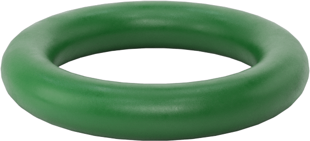 Hava Koşullarına ve Yağa Dayanıklı HNBR O-Rings, 1/8 Kesirli Genişlik, Dash Numarası 207