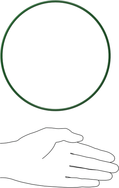 Hava Koşullarına ve Yağa Dayanıklı HNBR O-Rings, 1/8 Kesirli Genişlik, Dash Numarası 260