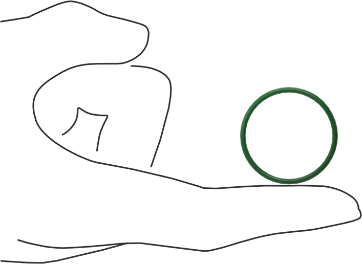 Hava Koşullarına ve Yağa Dayanıklı HNBR O-Rings, 1/16 Kesirli Genişlik, Dash Numarası 024