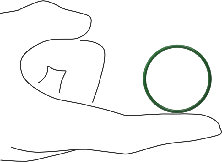 Hava Koşullarına ve Yağa Dayanıklı HNBR O-Rings, 1/16 Kesirli Genişlik, Dash Numarası 027