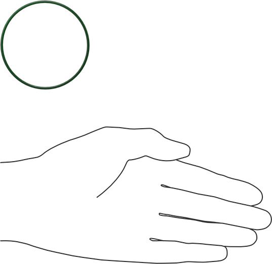 Hava Koşullarına ve Yağa Dayanıklı HNBR O-Rings, 1/16 Kesirli Genişlik, Dash Numarası 035