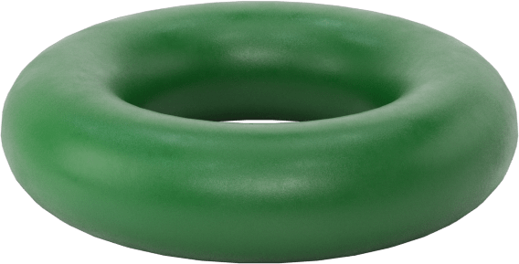 Hava Koşullarına ve Yağa Dayanıklı HNBR O-Rings, 3/32 Kesirli Genişlik, Dash Numarası 107