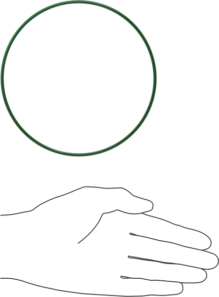 Hava Koşullarına ve Yağa Dayanıklı HNBR O-Rings, 3/32 Kesirli Genişlik, Dash Numarası 159