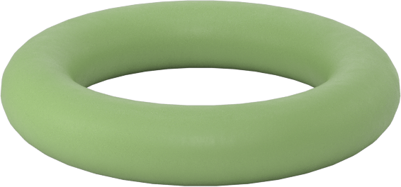 Kolay Montajlı Yağa Dayanıklı Buna-N O-Rings, PTFE Coated, 1/16 Kesirli Genişlik, Dash Numarası 010