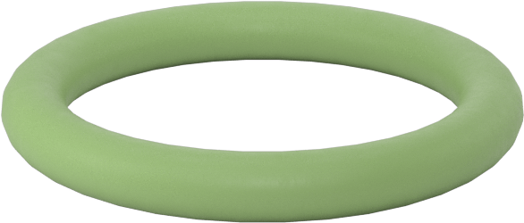 Kolay Montajlı Yağa Dayanıklı Buna-N O-Rings, PTFE Coated, 1/16 Kesirli Genişlik, Dash Numarası 013