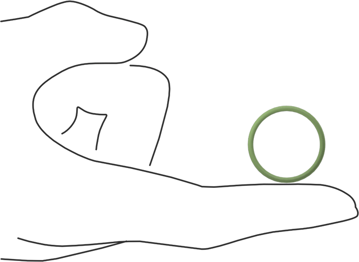 Kolay Montajlı Yağa Dayanıklı Buna-N O-Rings, PTFE Coated, 1/16 Kesirli Genişlik, Dash Numarası 020