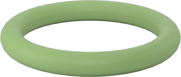 Kolay Montajlı Yağa Dayanıklı Buna-N O-Rings, PTFE Coated, 3/32 Kesirli Genişlik, Dash Numarası 114