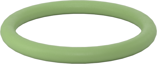 Kolay Montajlı Yağa Dayanıklı Buna-N O-Rings, PTFE Coated, 3/32 Kesirli Genişlik, Dash Numarası 118