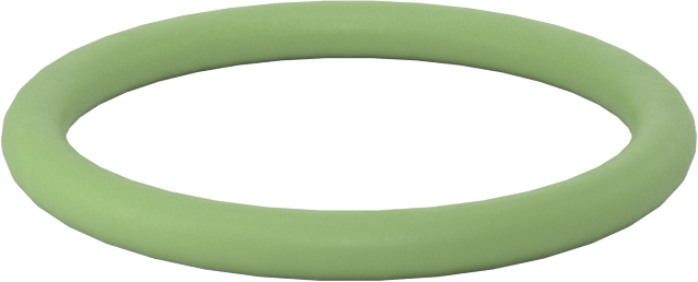 Kolay Montajlı Yağa Dayanıklı Buna-N O-Rings, PTFE Coated, 3/32 Kesirli Genişlik, Dash Numarası 119