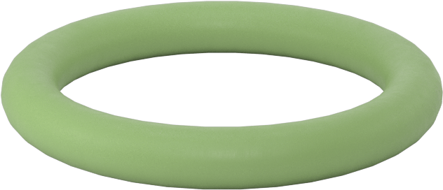 Kolay Montajlı Yağa Dayanıklı Buna-N O-Rings, PTFE Coated, 1/8 Kesirli Genişlik, Dash No. 211