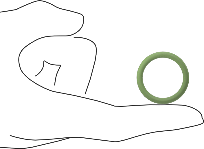 Kolay Montajlı Yağa Dayanıklı Buna-N O-Rings, PTFE Coated, 1/8 Kesirli Genişlik, Dash No. 213