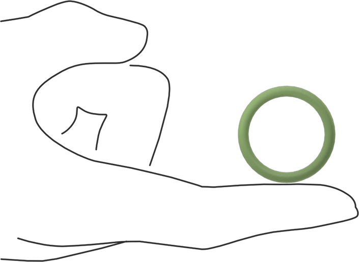 Kolay Montajlı Yağa Dayanıklı Buna-N O-Rings, PTFE Coated, 1/8 Kesirli Genişlik, Dash No. 214