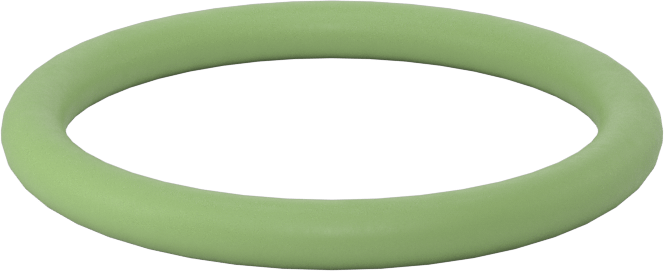 Kolay Montajlı Yağa Dayanıklı Buna-N O-Rings, PTFE Coated, 1/8 Kesirli Genişlik, Dash No. 217