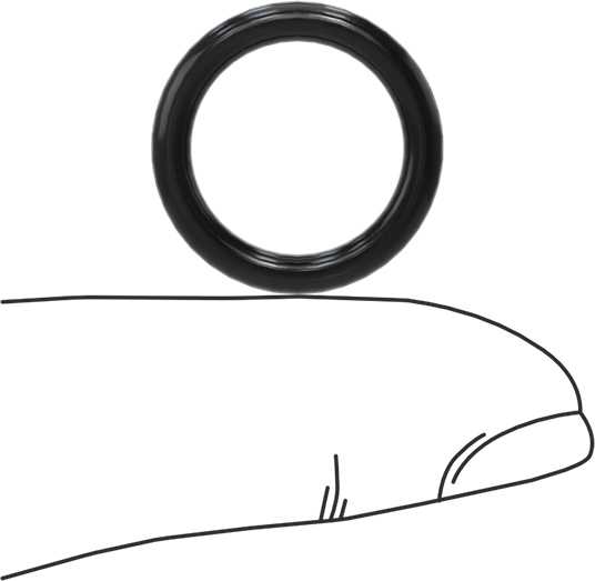 Kolay Montajlı Yağa Dayanıklı Buna-N O-Rings, Chlorine Treated, 3/32 Kesirli Genişlik, Dash No. 113