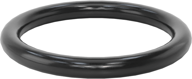 Kolay Montajlı Yağa Dayanıklı Buna-N O-Rings, Chlorine Treated, 3/32 Kesirli Genişlik, Dash No. 117