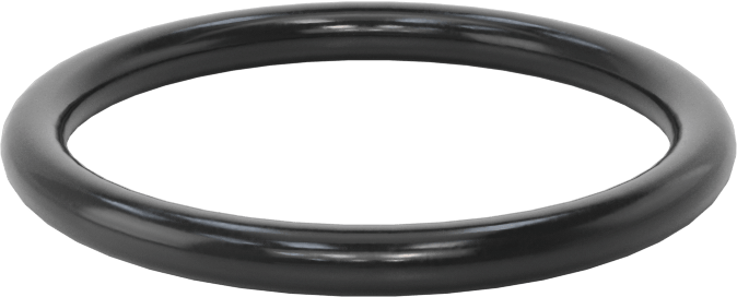 Kolay Montajlı Yağa Dayanıklı Buna-N O-Rings, Chlorine Treated, 1/8 Kesirli Genişlik, Dash No. 219