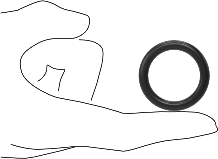 Ultra Kimyasala Dayanıklı FFKM 4079 O-Ring, 3/16 Kesirli Genişlik, Dash Numarası 320