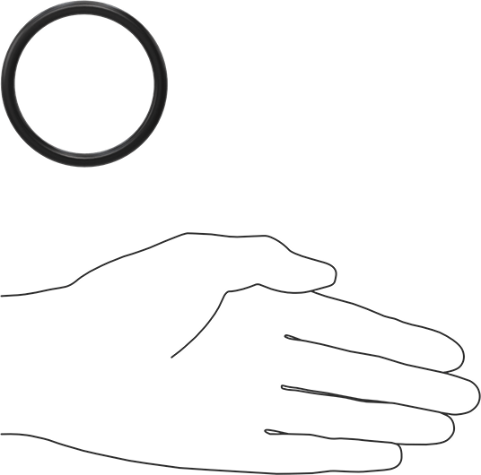 Ultra Kimyasala Dayanıklı FFKM 4079 O-Ring, 3/16 Kesirli Genişlik, Dash Numarası 330