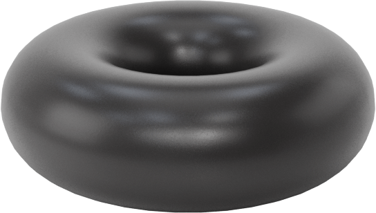 Ultra Kimyasala Dayanıklı FFKM 4079 O-Ring, 1/16 Kesirli Genişlik, Dash Numarası 003