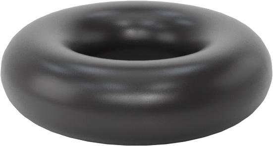 Ultra Kimyasala Dayanıklı FFKM 4079 O-Ring, 1/16 Kesirli Genişlik, Dash Numarası 005