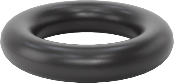 Ultra Kimyasala Dayanıklı FFKM 4079 O-Ring, 1/16 Kesirli Genişlik, Dash Numarası 009