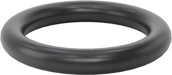 Ultra Kimyasala Dayanıklı FFKM 4079 O-Ring, 1/16 Kesirli Genişlik, Dash Numarası 012