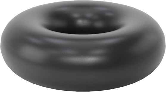 Ultra Kimyasala Dayanıklı FFKM 4079 O-Ring, 3/32 Kesirli Genişlik, Dash Numarası 104