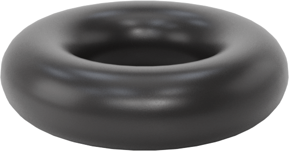 Ultra Kimyasala Dayanıklı FFKM 4079 O-Ring, 3/32 Kesirli Genişlik, Dash Numarası 106