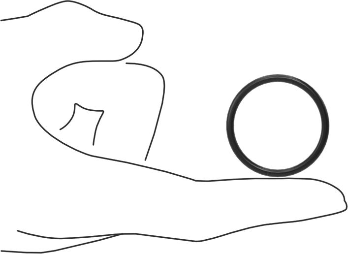 Ultra Kimyasala Dayanıklı FFKM 4079 O-Ring, 3/32 Kesirli Genişlik, Dash Numarası 123